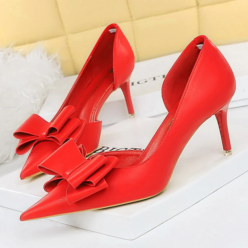 Women Pumps Fashion High Heels Shoes Black Pink White Shoes Women Wedding Shoes Ladies Stiletto Women Heels