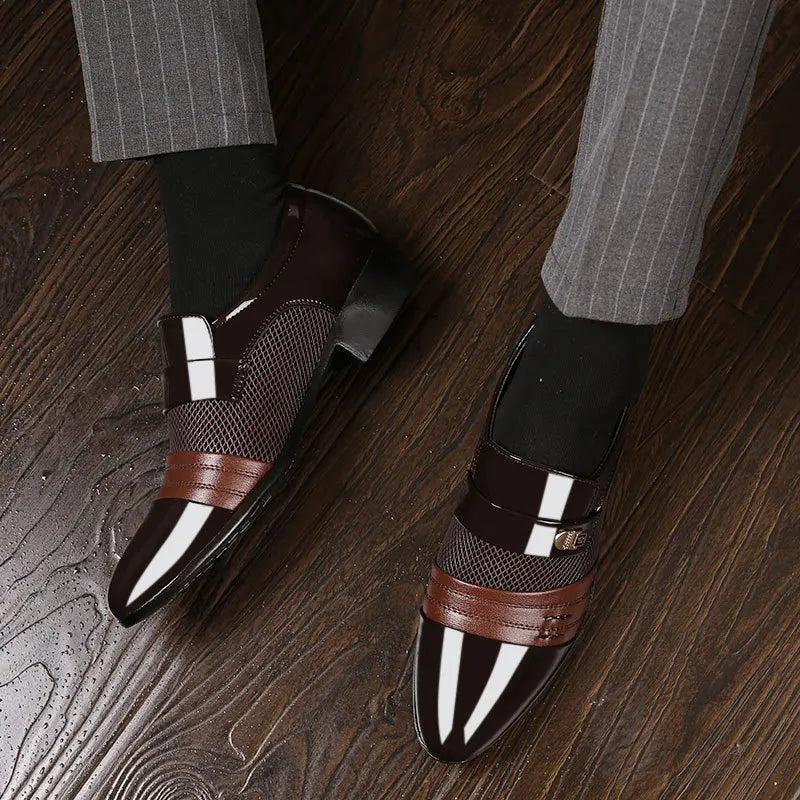 Men Dress Shoes Men Oxfords Fashion Business Dress Men Shoes New Classic Leather Men'S Suits Shoes Man Shoes