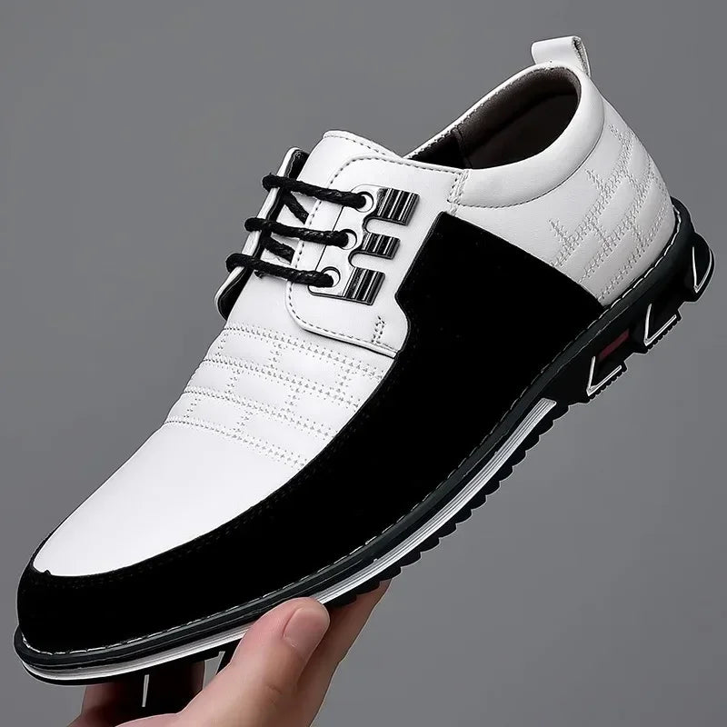 Autumn Business Casual Shoes for Men Trend Classic Leather Shoes Outdoor Men Sneakers Sewing Breathable Men's Dress Shoes