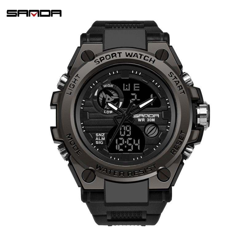 G Style Men Digital Watch Shock Military Sports Watches Fashion Waterproof Electronic Wristwatch Mens Relogios Black