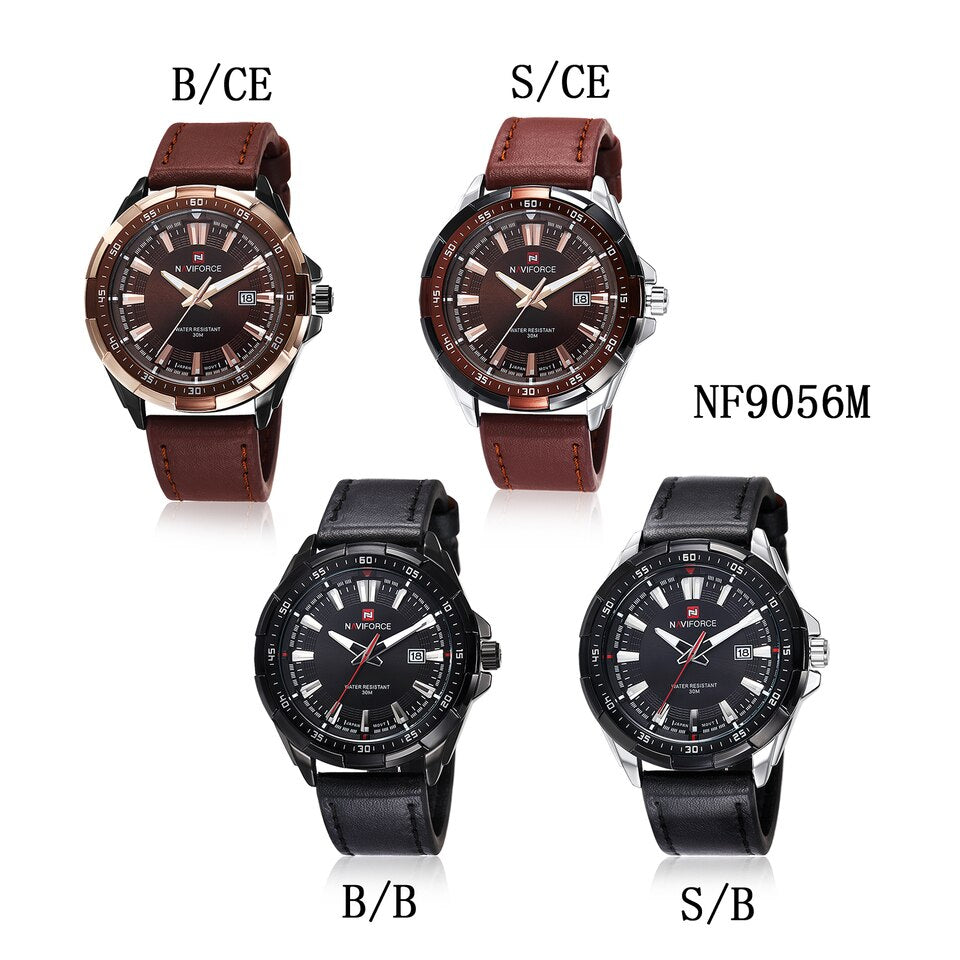 Men Watches Top Luxury Brand Fashion Sport Watches Men Waterproof Quartz Clock Male Army Military Leather Wrist Watch