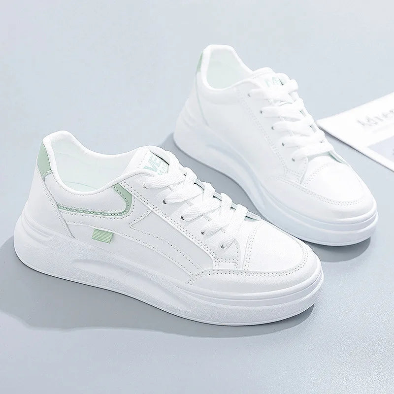 Women Shoes Summer Thick Sole White Spring Autumn Breathable Platform Tennis Woman Trend Round Head Female Casual Sneaker