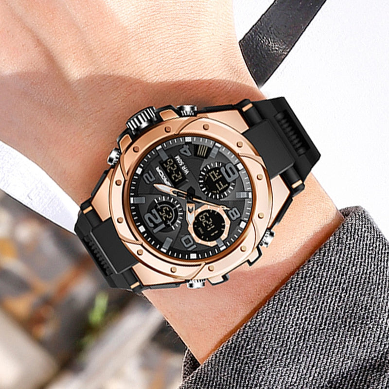 Sports Men Wrist Watch Top Brand Luxury Military Quartz Watch For Men Waterproof S Shock Male Clock relogio masculino