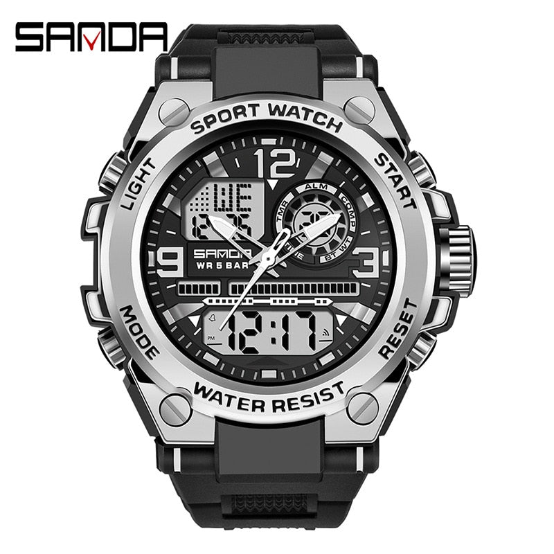 Sport Men Watch Casual Style Watches Men Military Quartz Wristwatch Diver S Shock