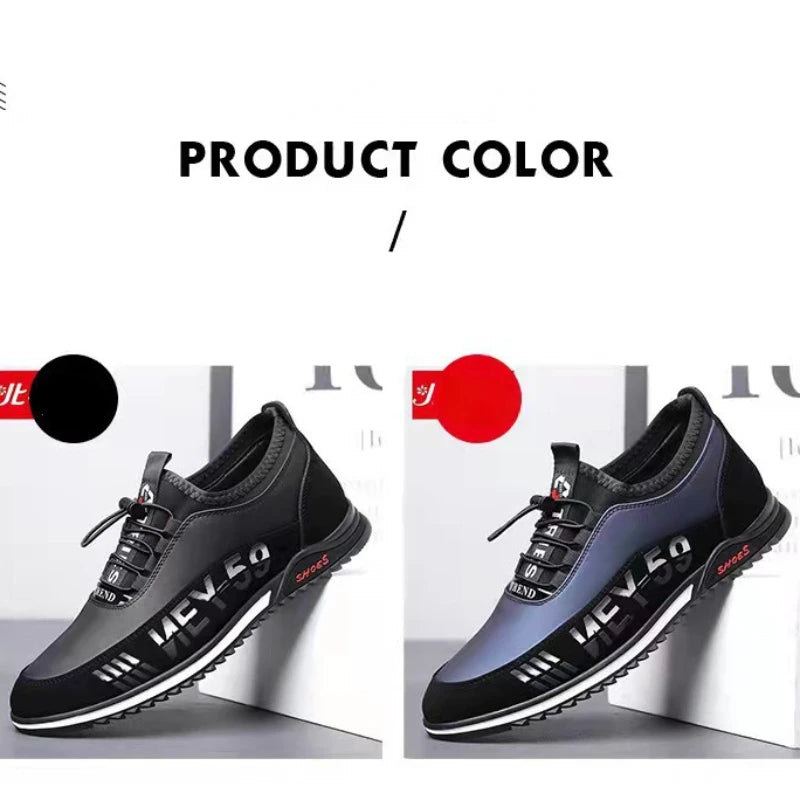 Soft Men Casual Shoes Quality Casual Sneaker Male Comfortable Leather Mens Running Shoes Mens Driving Shoes Zapatillas De Hombre