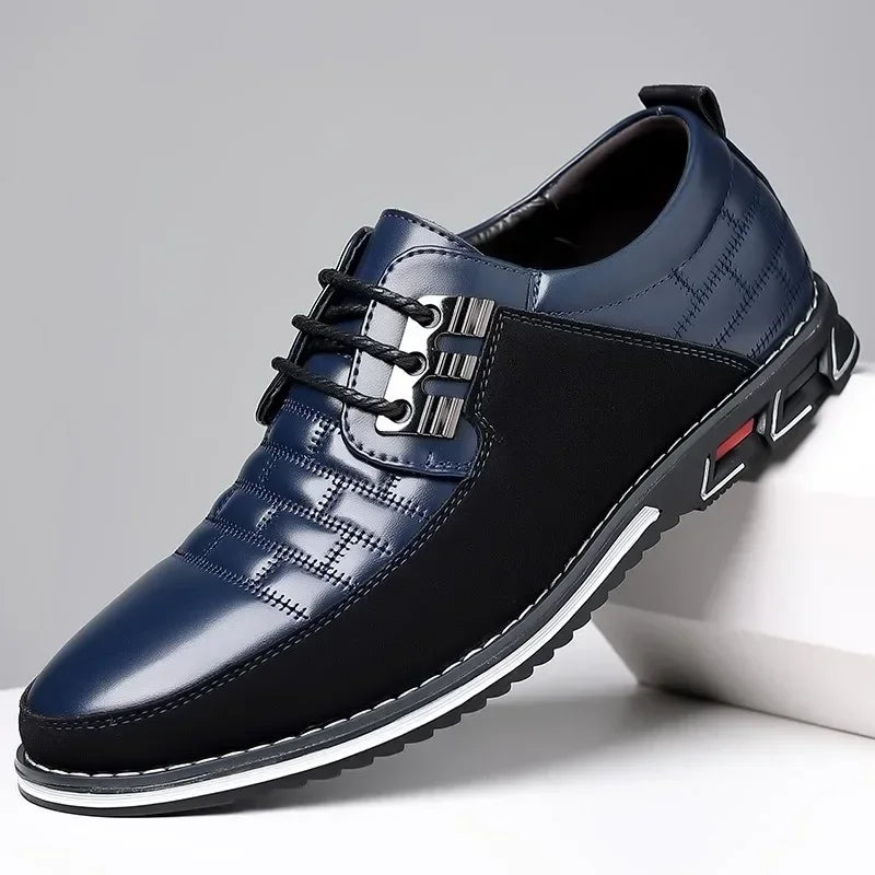 Autumn Business Casual Shoes for Men Trend Classic Leather Shoes Outdoor Men Sneakers Sewing Breathable Men's Dress Shoes