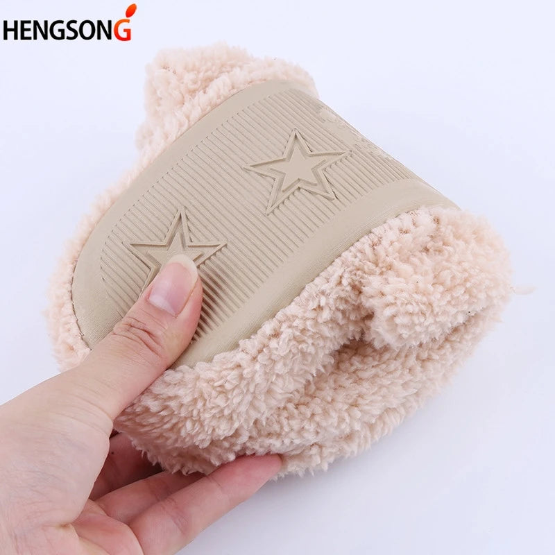 Winter Women's Slipper Home Shoes For Women Chinelos Pantufas Adulto Fashion Lovely Bear Pig Indoor House Slippers