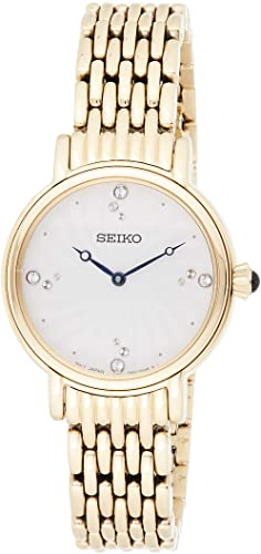 SEIKO SWAROVSKI CRYSTALS SFQ804P1 LUXURY WATCH FOR WOMEN