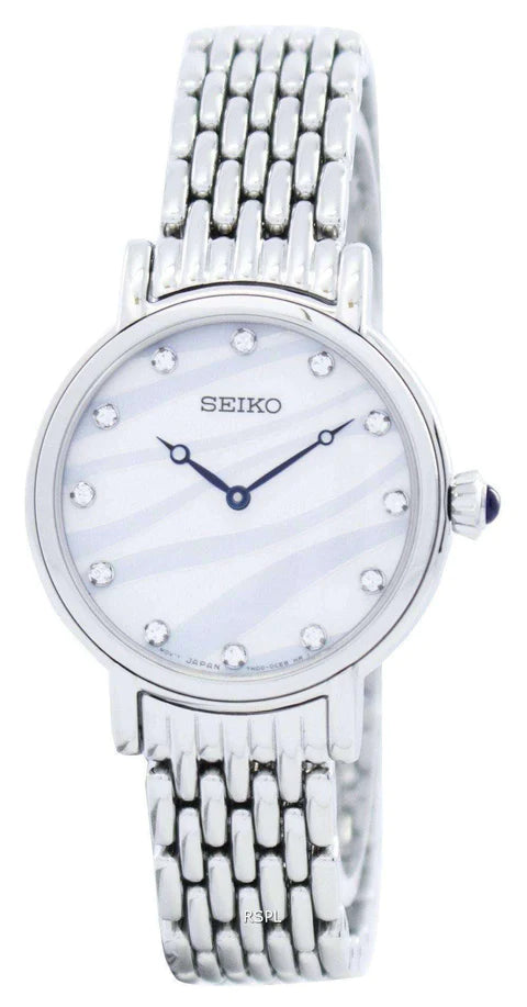 SEIKO QUARTZ SWAROVSKI CRYSTALS SFQ807P1 WOMEN’S WATCH LUXURY WATCH FOR WOMEN