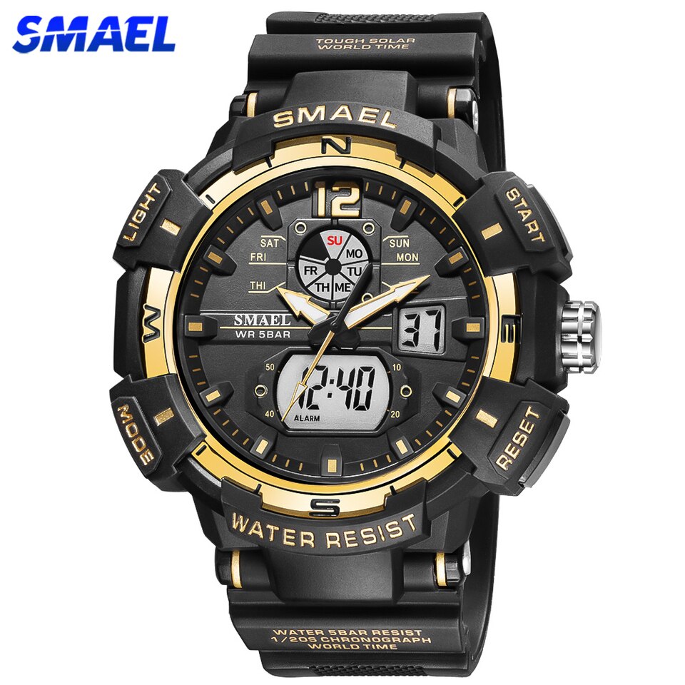 Sport Watch Men Big Dial LED Digital Quartz Wrist Watches Men Brand Luxury Digital-watch Military Army Clock Male