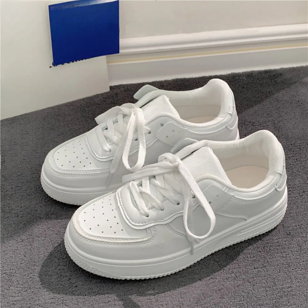 Tennis Sneakers Woman Spring Autumn Sports Board Shoes Fashion Comfort Colorful Casual Academy Style Little White Shoes Female