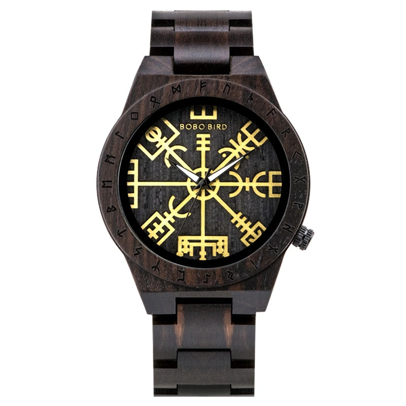 Men Watches Zebra Wood Vintage Watch for Men Come With Bamboo Box Thanksgiving Christmas Gift T16-4, China, Yes