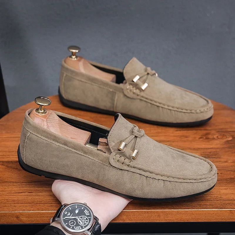 Men Loafers Breathable Shoes Men Sneakers Casual shoes Men's flats non-slip Driving Shoes Soft Moccasins Boat Shoes