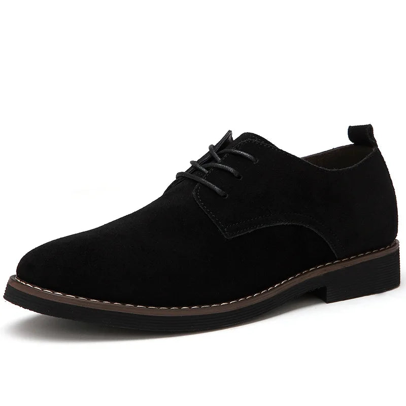 Men shoes plus size 38-48 Oxford men's shoes PU suede spring and autumn casual men's leather shoes men formal shoes