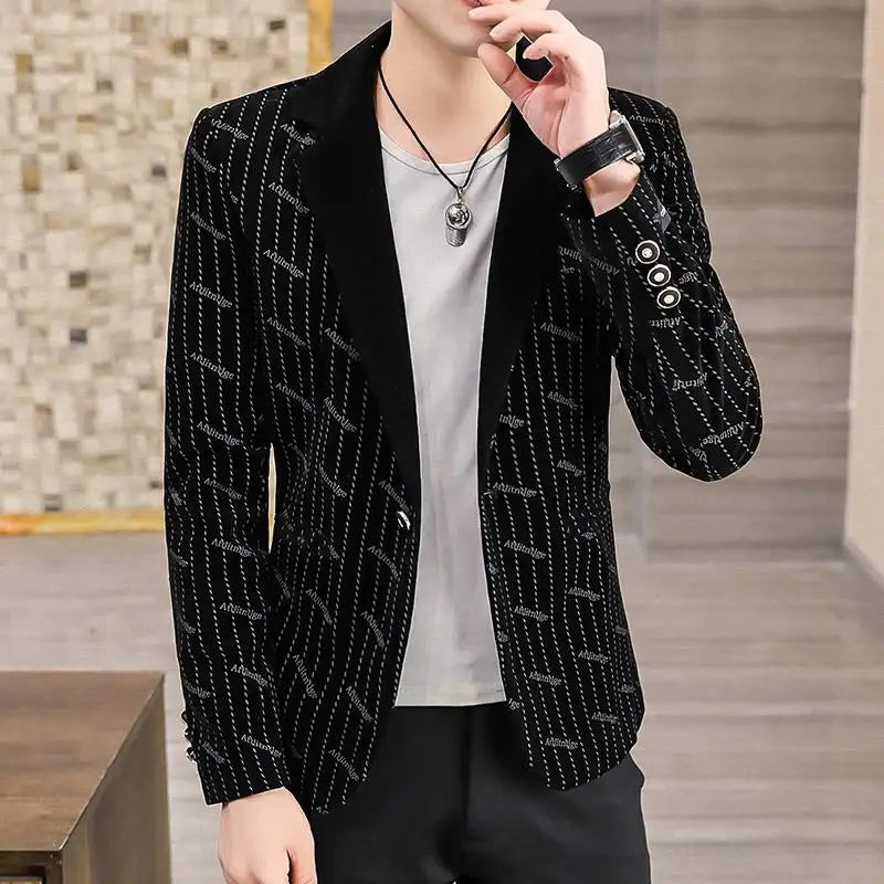 New Autumn Winter Thickened Canaries Horse Runner Man Thickened Individual Coat gray 1, M (EUR XXS)