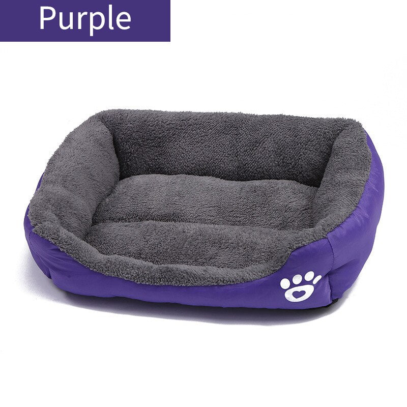 Dog Beds for Large Dogs Summer Washable Cat Mat Waterproof Mattress Rectangular Pet Cushion for Medium Large Dogs or Multiple Purple, S 43x32cm