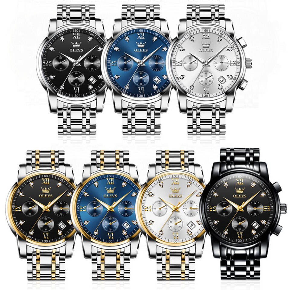 Luxury Watch for Men Stainless Steel Waterproof Quartz Men Watches Business Style Men Watches Luxury Original