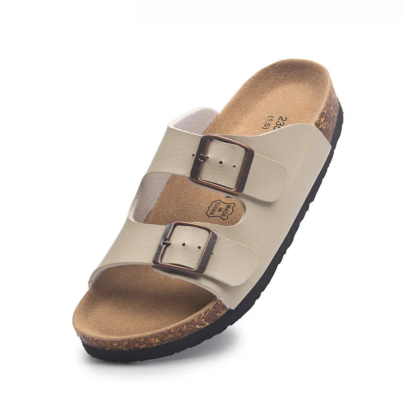 Men Slippers Summer Classic Buckle Casual Breathable Man Slippers