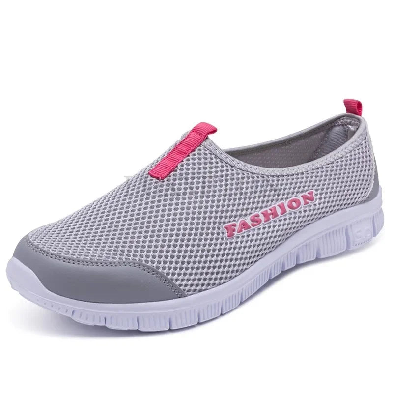 Mesh Shoes New Women Light Sneakers Summer Fall Breathable Comfortable Mesh Lady Big Size  Casual Walking Outdoor Shoes