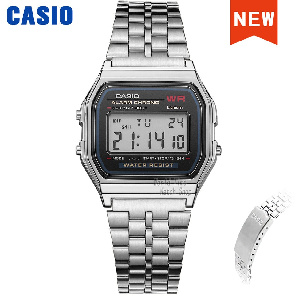 Casio watch silver watch men set brand luxury LED digital Waterproof Quartz men watch Sport military Wrist Watch relogio masculi