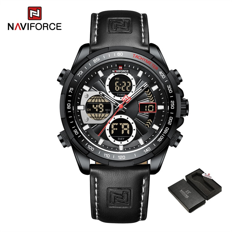 New Military Watches for Men Luxury Original Sports Chronograph Watch ​Waterproof Quartz WristWatch Clock Gift