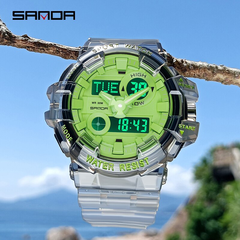 Men Watches Sport Military Quartz Watch for Men Digital Watch Waterproof Clock relogio masculino 3100