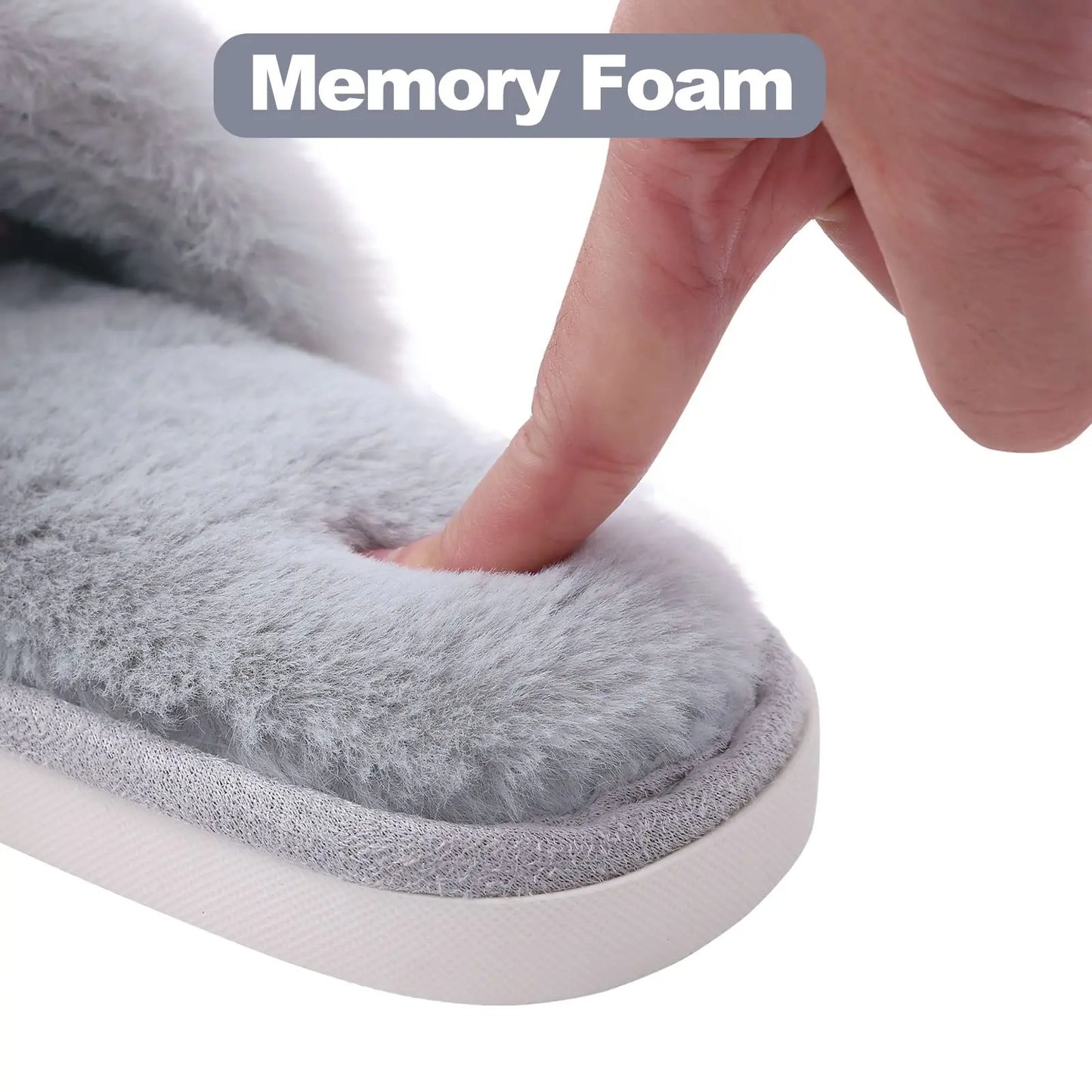 Plush Fluffy Home Slippers For Women Fashion Indoor Warm Open Toe Furry Shoes New Casual Furry Bedroom Cozy Slippers