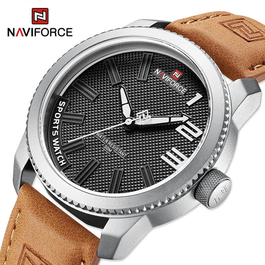 New Quartz Sport Waterproof Clock Fashion Luxury High Quality Male Leather Wrist watch