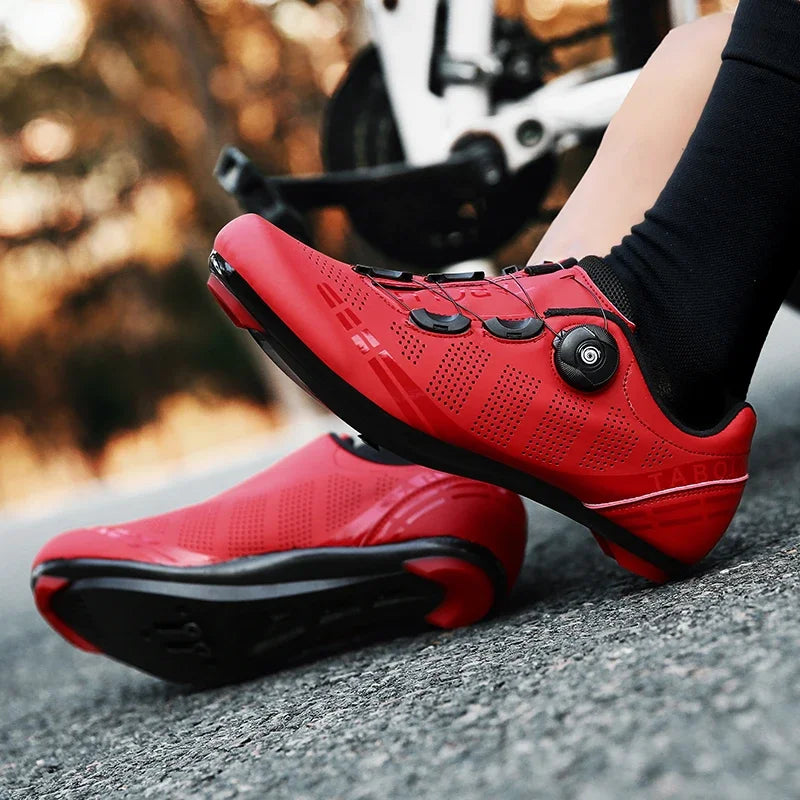 Men MTB Self-Locking Speed Bicycle Sneakers Spd Cycling Shoes Racing Bike Shoes Cleats Women Mountain Road Cycling Footwear