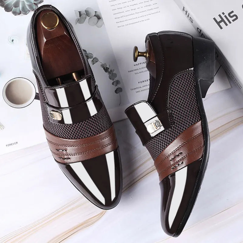 Men Dress Shoes Men Oxfords Fashion Business Dress Men Shoes New Classic Leather Men'S Suits Shoes Man Shoes