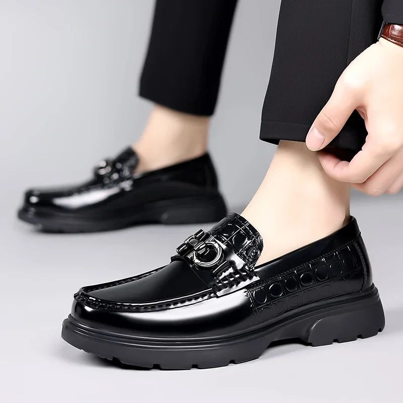 Men Oxford Shoes Genuine Leather Male Casual Men Shoes Comfortable Formal Loafer Business Office Formal Dress Shoes 38-45