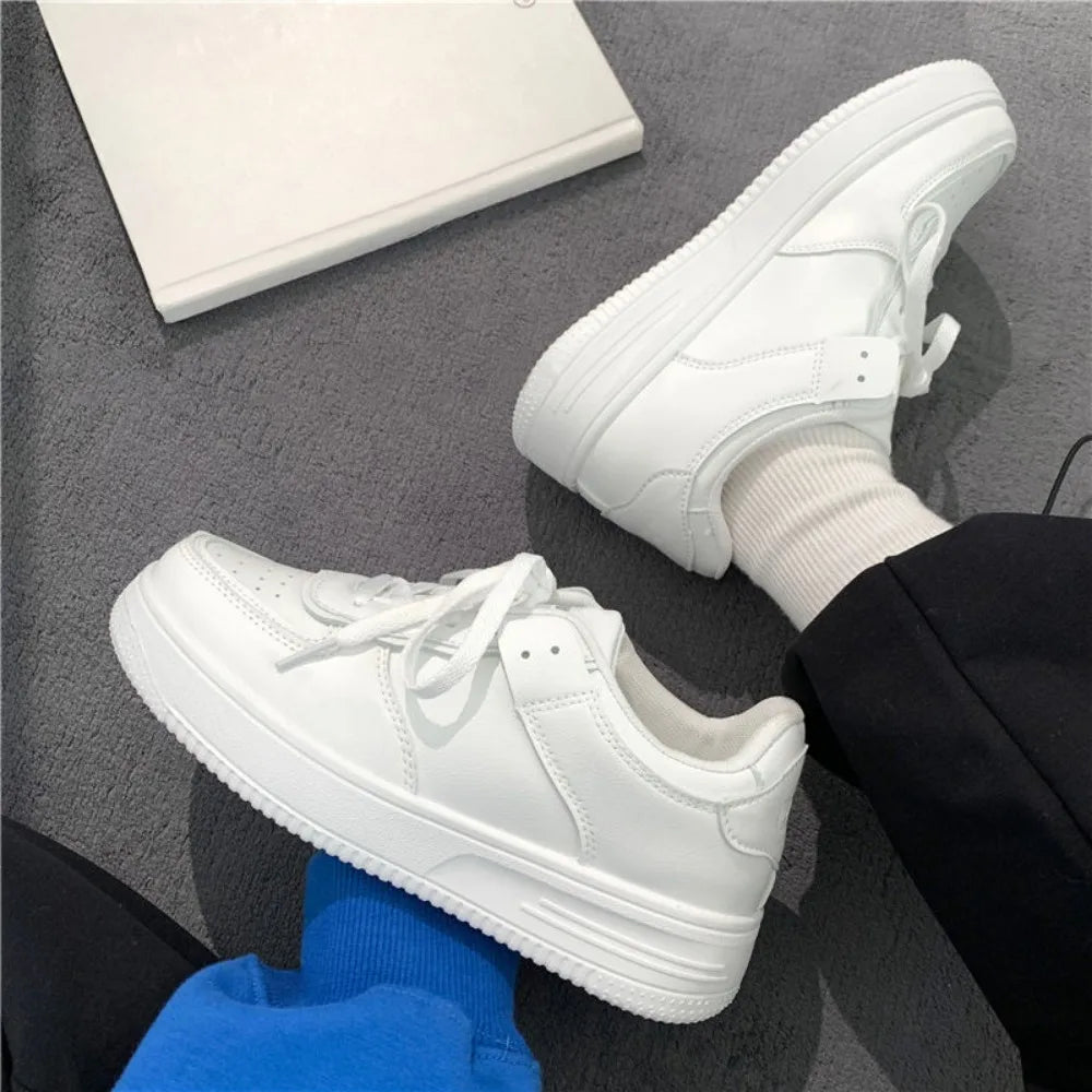 Tennis Sneakers Woman Spring Autumn Sports Board Shoes Fashion Comfort Colorful Casual Academy Style Little White Shoes Female