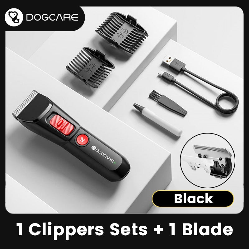 PC03 Dog Clippers Electric Pet Cat Dog Hair Cutter Trimmer Rechargeable Animals Hair Grooming Cutter Shaver Pet Clippers With Replace Blade