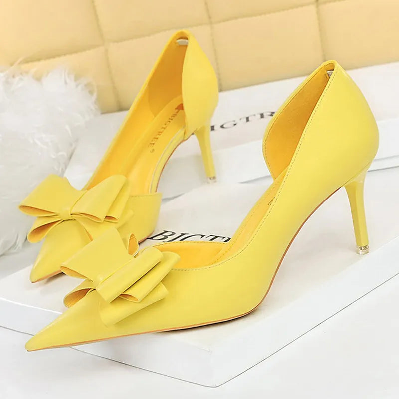 Women Pumps Fashion High Heels Shoes Black Pink White Shoes Women Wedding Shoes Ladies Stiletto Women Heels