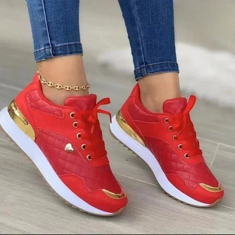 Women Mesh Sneakers Patchwork Lace Up Flat Shoes for Women Lightweight Female Shoes Classic Versatile Zapatillas