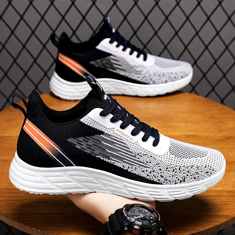 Men fashion shoes spring  Breathable running shoes Korean version of light casual Sneakers male sneakers