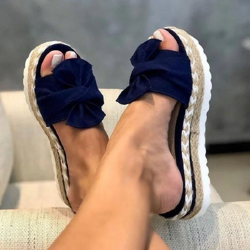 Ladies Shoes High Quality Summer Women Slippers Solid Color Outdoor Platform Water Proof Concise Casual