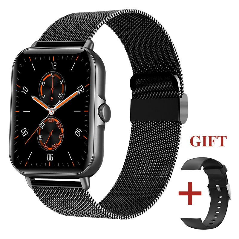 New Bluetooth Answer Call Smart Watch Men Full Touch Dial Call Fitness Tracker IP67 Waterproof smartwatch For Men Women+box