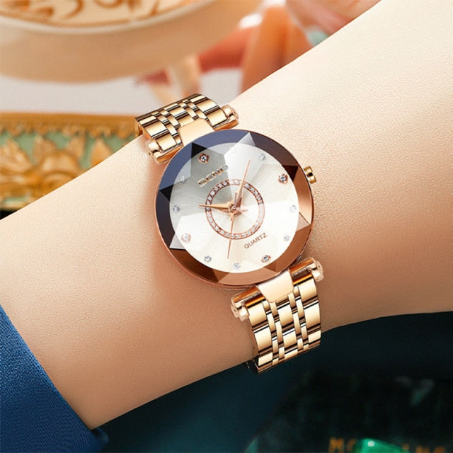 Fashion Ultra Thin Women Quartz Watch Ladies Wrist Watch Luxury Brand Female Clock Steel Watches for Relogio Feminino W