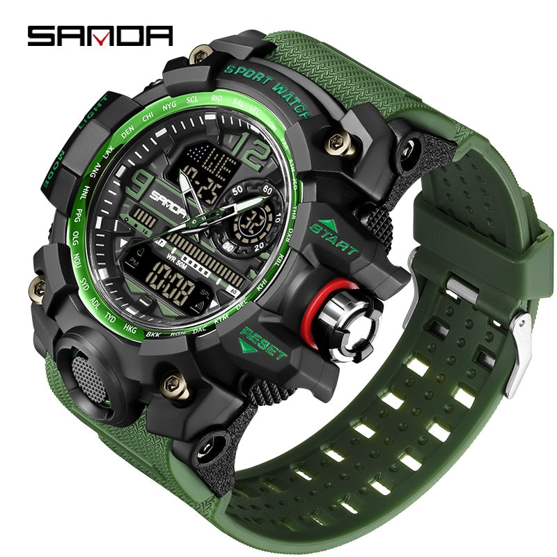 Military Watch Men Digital Shock Sports Watches For Man Waterproof Electronic Wristwatch