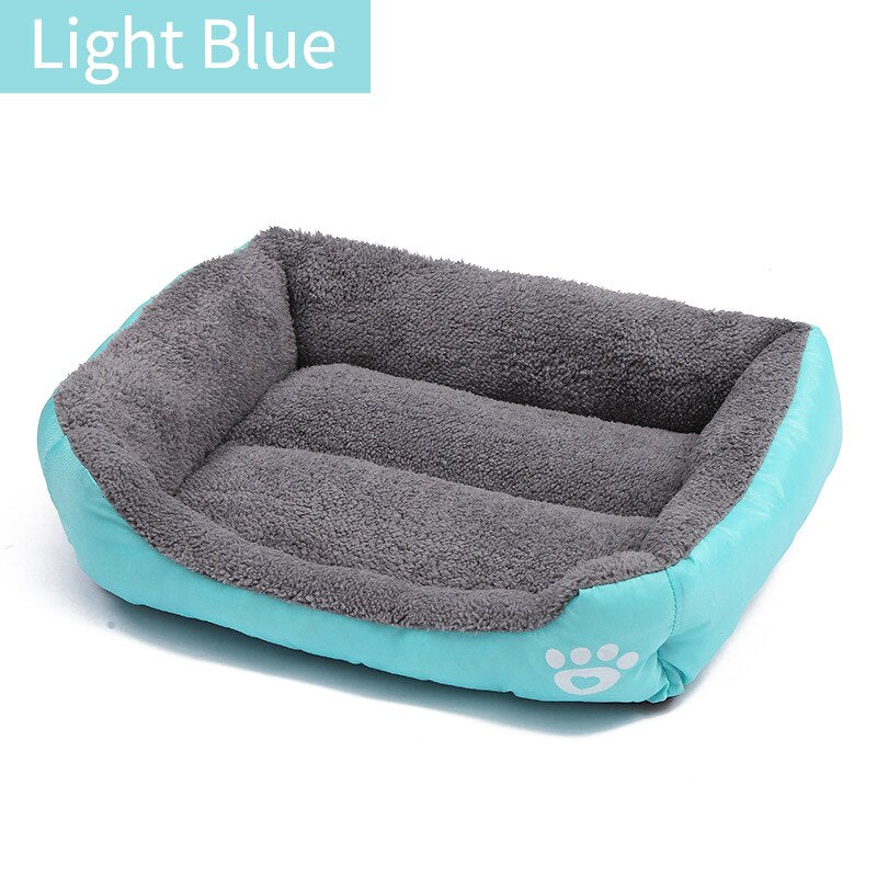 Dog Beds for Large Dogs Summer Washable Cat Mat Waterproof Mattress Rectangular Pet Cushion for Medium Large Dogs or Multiple Light Blue, S 43x32cm