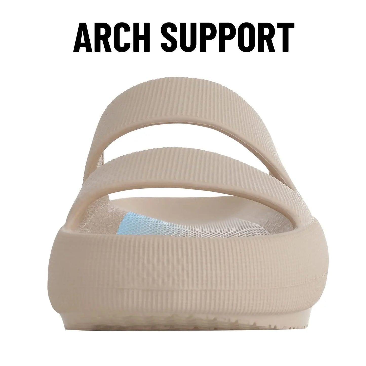 Soft Platform Slippers For Women Lightweight Beach Sandals Summer Thick Sole House Slides Arch Support Orthopedic Slides