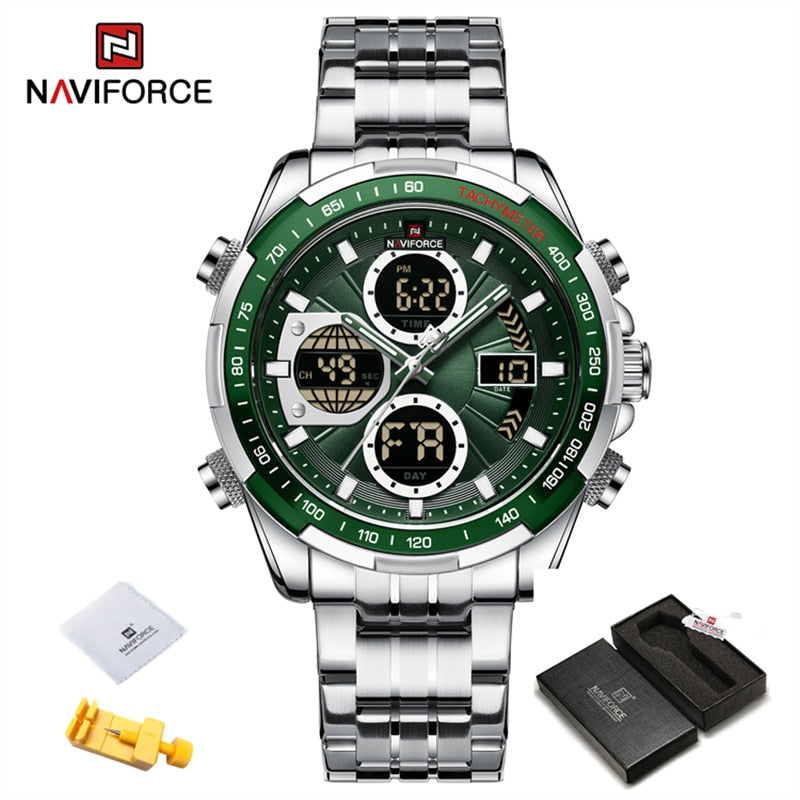 New Military Watches for Men Luxury Original Sports Chronograph Watch ​Waterproof Quartz WristWatch Clock Gift