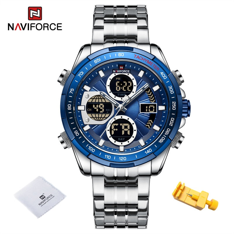 New Military Watches for Men Luxury Original Sports Chronograph Watch ​Waterproof Quartz WristWatch Clock Gift