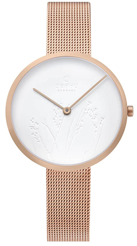 OBAKU HASSEL NATUR - ROSE - V219LXVHMV LUXURY WATCH FOR WOMEN