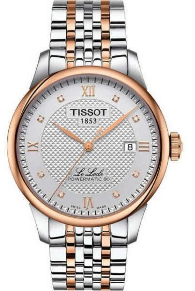 TISSOT LE LOCLE POWERMATIC 80 Rose Gold Fram Luxury Watch For Men