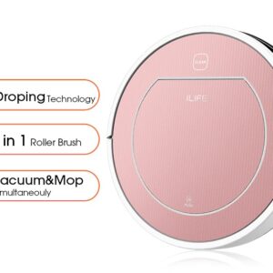 New ILIFE V7s Plus Robot Vacuum Cleaner Sweep and Wet Mopping Floors Carpet Run 120mins Auto Recharge, Appliances, Household Tool Dust