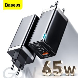New Baseus GaN 65W USB C Charger Quick Charge 4.0 3.0 QC4.0 QC PD3.0 PD USB-C Type C Fast USB Charger For iPhone 12 Pro Max Macbook