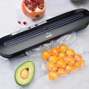 New Best Food Vacuum Sealer 220V/110V Automatic Commercial Household Food Vacuum Sealer Packaging Machine Include 10Pcs Bags