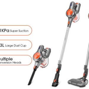 New ILIFE H70 Vacuum Cleaner Cordless Wireless Handheld Vacuum 21KPa Suction Power, 40Mins Runtimes, Removable Battery, 1.2L Dust Cup
